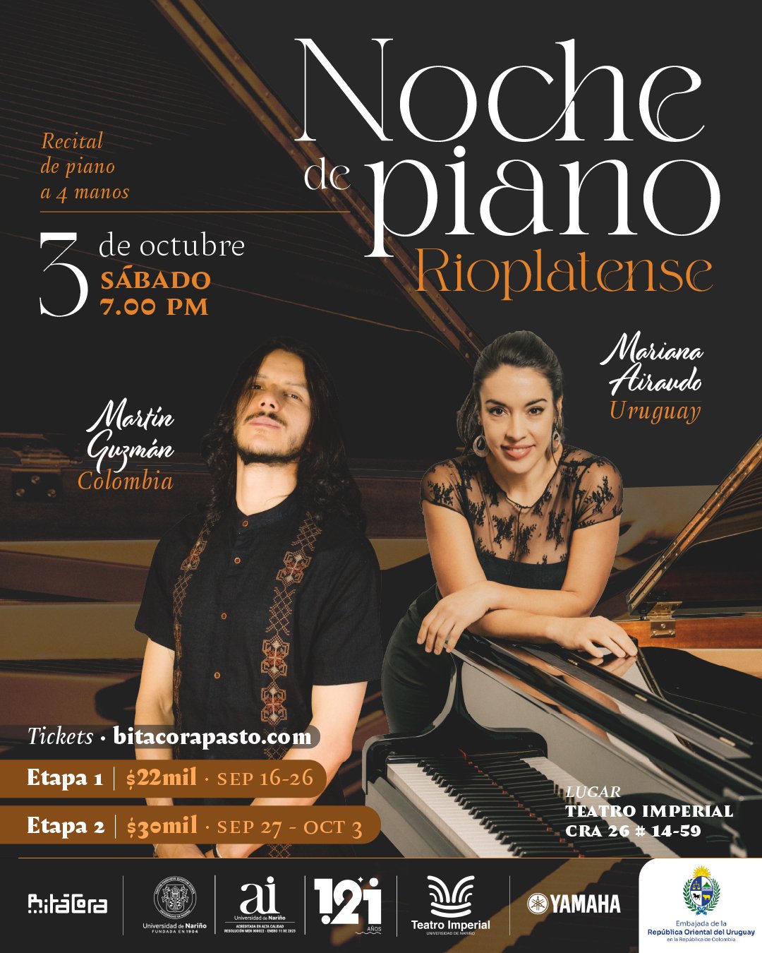 Noche de piano Rioplatense